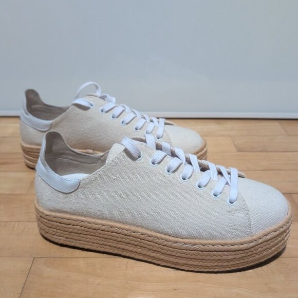 NWT SCHUTZ | Clover Espadrille Flatform Sneakers - Picture 2 of 8